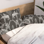 Whimsical African Safari Pattern Pillow Sham Gallery Image 2