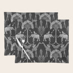 Whimsical African Safari Pattern Placemat Gallery Image 1