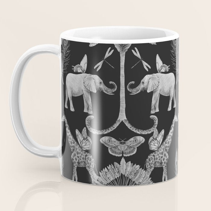 Whimsical African Safari Pattern Coffee Mug Gallery Image 3