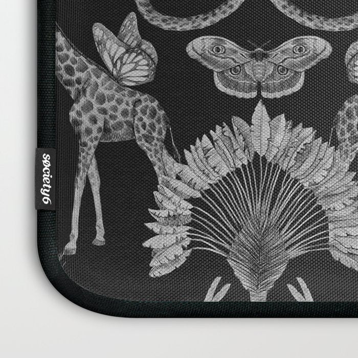 Whimsical African Safari Pattern Laptop Sleeve Gallery Image 3
