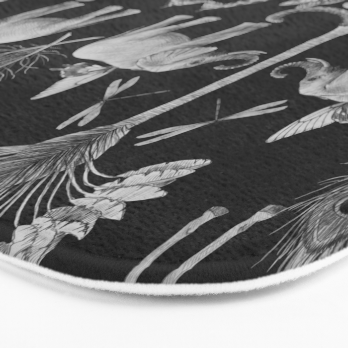 Whimsical African Safari Pattern Bath Mat Gallery Image 3