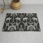 Whimsical African Safari Pattern Rug Gallery Image 1