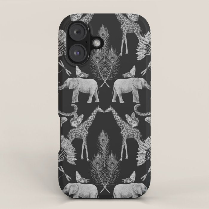 Whimsical African Safari Pattern iPhone Case Gallery Image 1