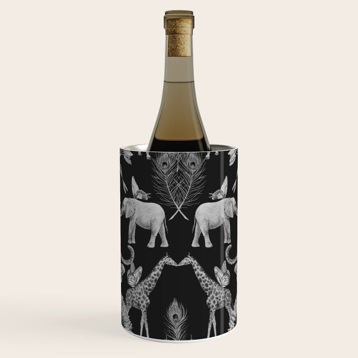 Whimsical African Safari Pattern Wine Chiller Gallery Image 1