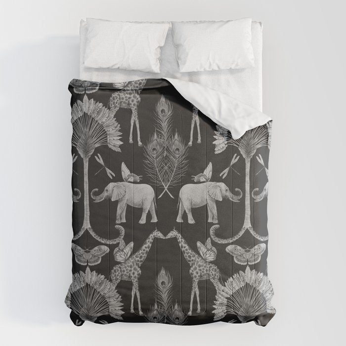 Whimsical African Safari Pattern Comforter Gallery Image 1