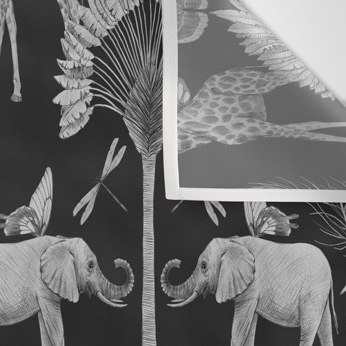 Whimsical African Safari Pattern Wall Tapestry Gallery Image 3
