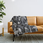 Whimsical African Safari Pattern Throw Blanket Gallery Image 1