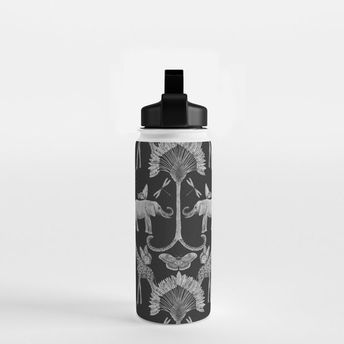Whimsical African Safari Pattern Water Bottle Gallery Image 2