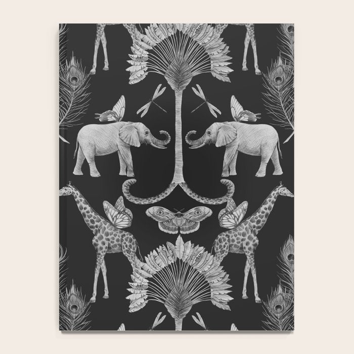 Whimsical African Safari Pattern Notebook Gallery Image 4