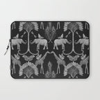Whimsical African Safari Pattern Laptop Sleeve Gallery Image 1