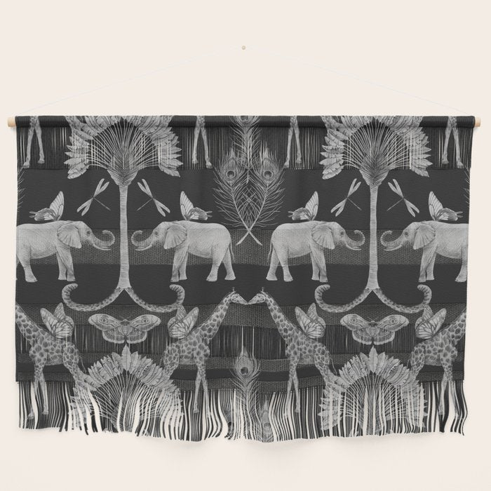 Whimsical African Safari Pattern Wall Hanging Gallery Image 1