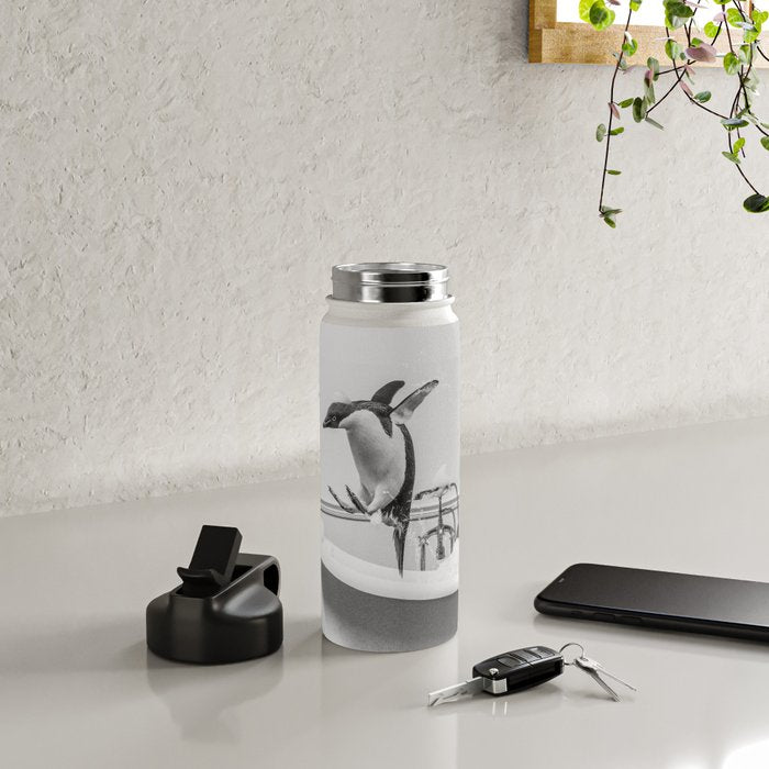 Penguin Taking a Bath Water Bottle Gallery Image 4