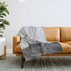 Penguin Taking a Bath Throw Blanket Gallery Image 1