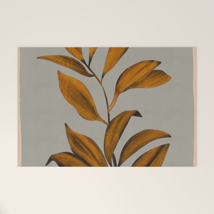 Abstract Art /Minimal Plant 78 Welcome Mat Gallery Image 1