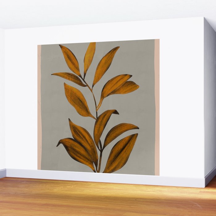 Abstract Art /Minimal Plant 78 Wall Mural Gallery Image 2