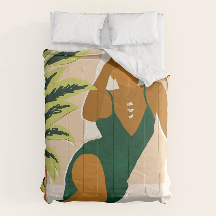 The Wait Is Long But My Dream Of You Does Not End #illustration Comforter Gallery Image 1