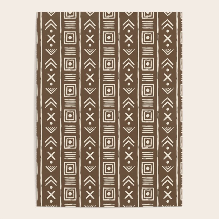 Tribal Coffee Liqueur Pattern Poster Gallery Image 4