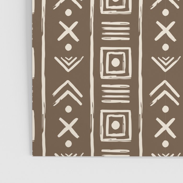 Tribal Coffee Liqueur Pattern Poster Gallery Image 3