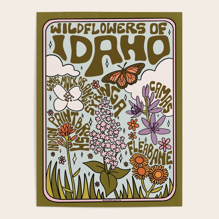 Idaho Wildflowers Poster Gallery Image 4