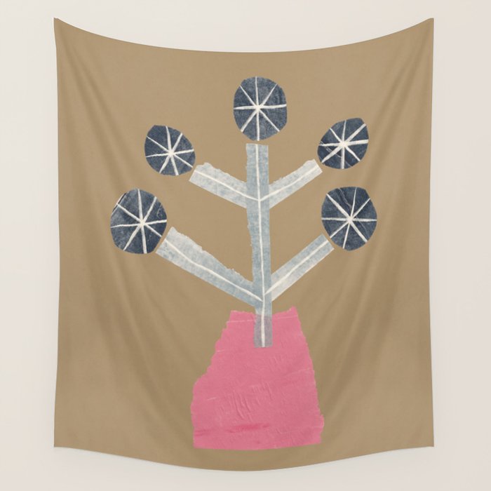 Small Collage: Bouquet Wall Tapestry Gallery Image 4