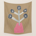 Small Collage: Bouquet Wall Tapestry Gallery Image 4