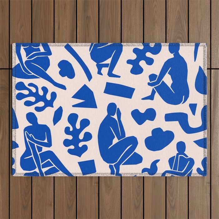 Henri Matisse The Blue Nude Cut Outs Art Pattern Outdoor Rug Gallery Image 1