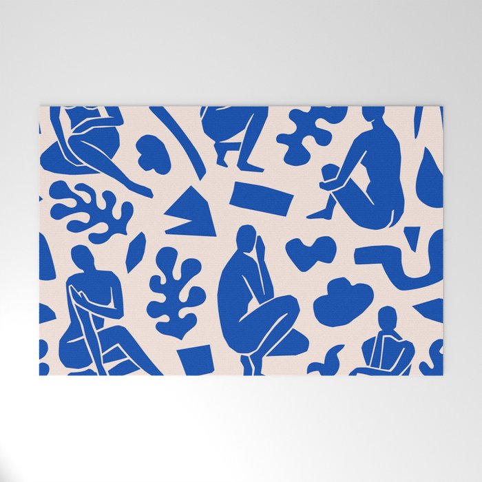 Henri Matisse The Blue Nude Cut Outs Art Pattern Welcome Mat Gallery Image 1