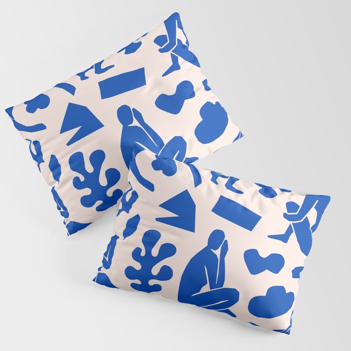 Henri Matisse The Blue Nude Cut Outs Art Pattern Pillow Sham Gallery Image 1