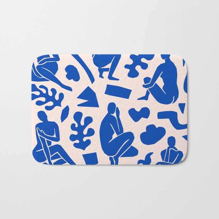 Henri Matisse The Blue Nude Cut Outs Art Pattern Bath Mat Gallery Image 1