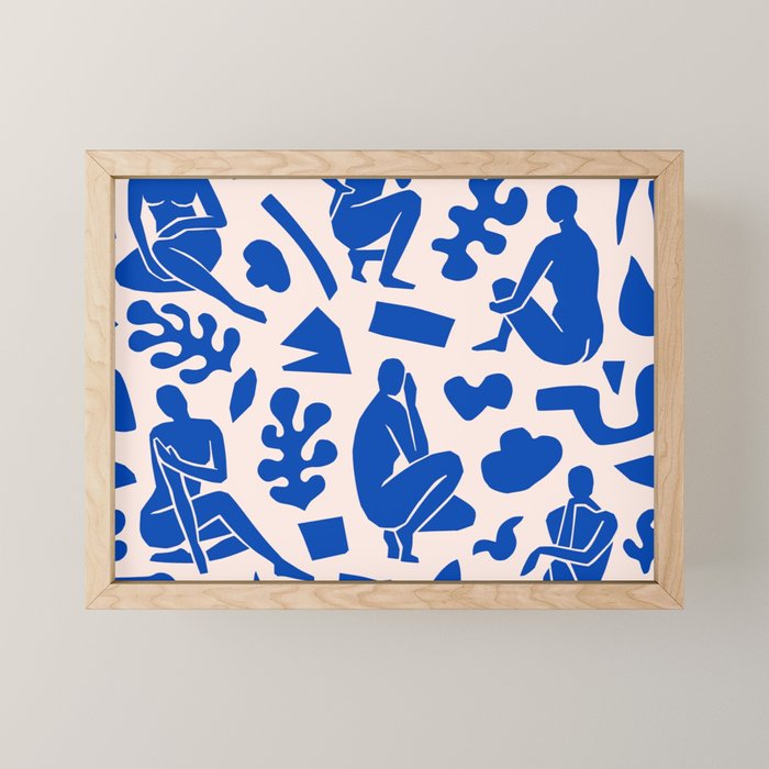 Henri Matisse The Blue Nude Cut Outs Art Pattern Mini Art Print Gallery Image 1