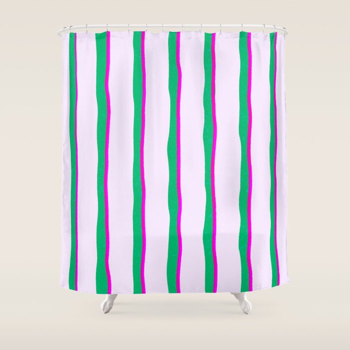 Jolly Stripes Shower Curtain Gallery Image 1