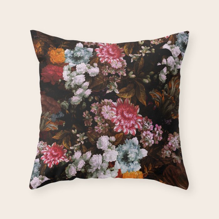 Moonlight Garden III Throw Pillow Gallery Image 1