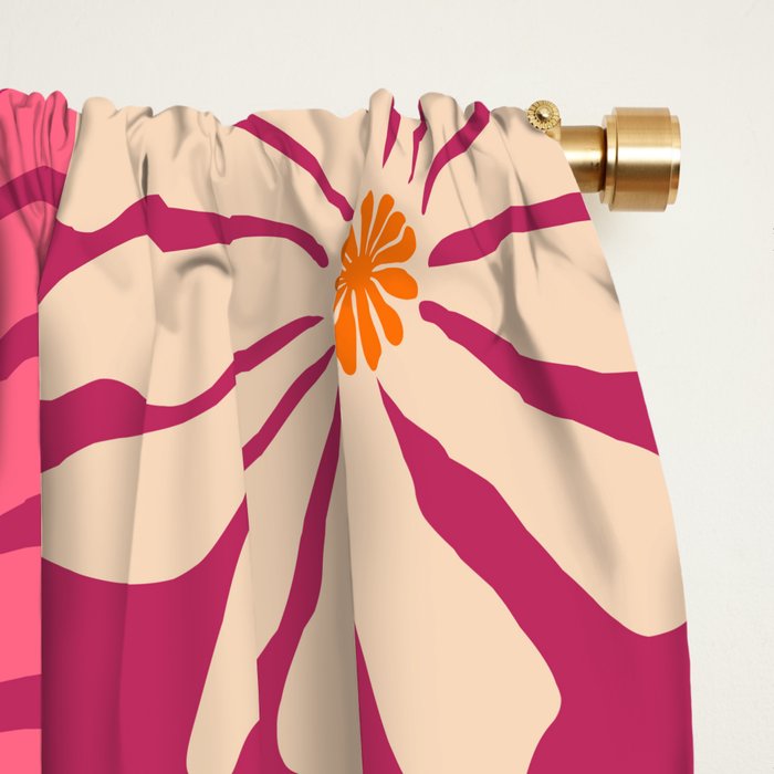 Secret Kisses Floral Design Window Curtain Gallery Image 2