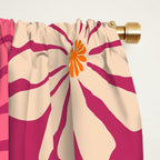 Secret Kisses Floral Design Window Curtain Gallery Image 2