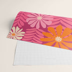 Secret Kisses Floral Design Wrapping Paper Gallery Image 2