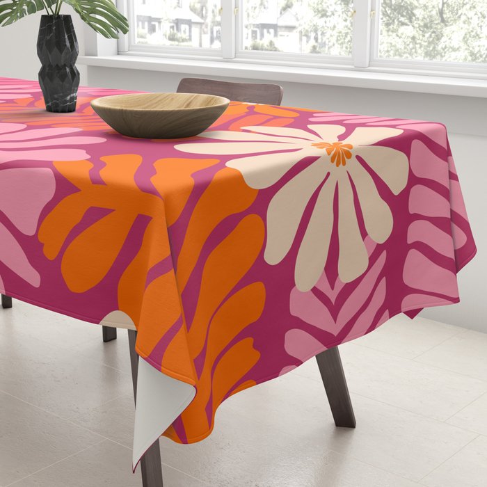 Secret Kisses Floral Design Tablecloth Gallery Image 3