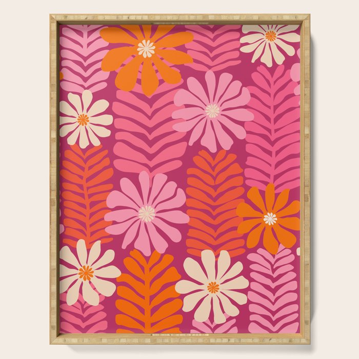 Secret Kisses Floral Design Serving Tray Gallery Image 1