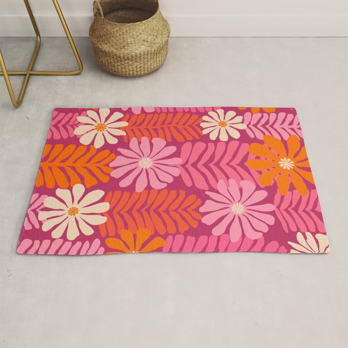 Secret Kisses Floral Design Rug Gallery Image 1