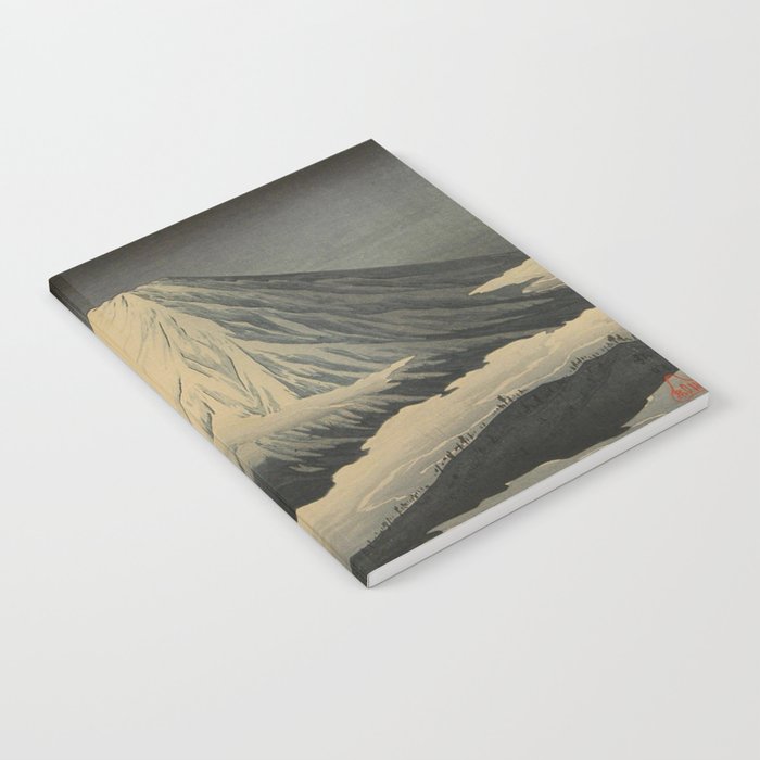 Shotei Takahashi Four Seasons of Mount Fuji Near Omuro Kawase Hasui Japanese Woodblock Print Notebook Gallery Image 2