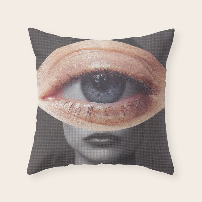 Passport Photo Throw Pillow Gallery Image 6