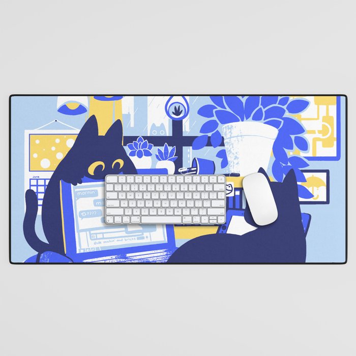 Working From Home Desk Mat Gallery Image 1