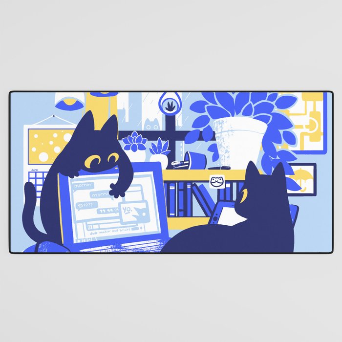 Working From Home Desk Mat Gallery Image 3