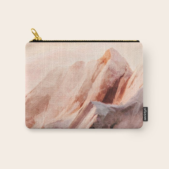 snow mountains landscape Carry All Pouch Gallery Image 1