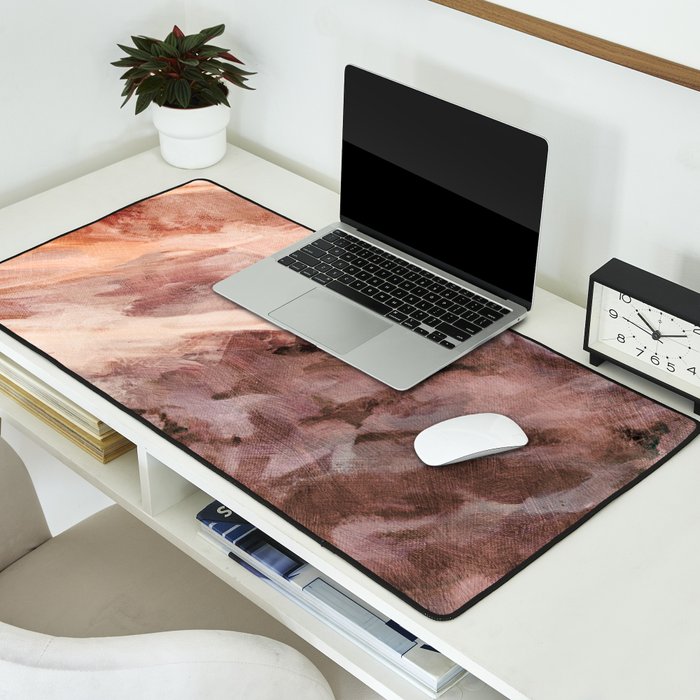 snow mountains landscape Desk Mat Gallery Image 2