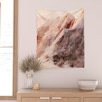 snow mountains landscape Wall Tapestry Gallery Image 2