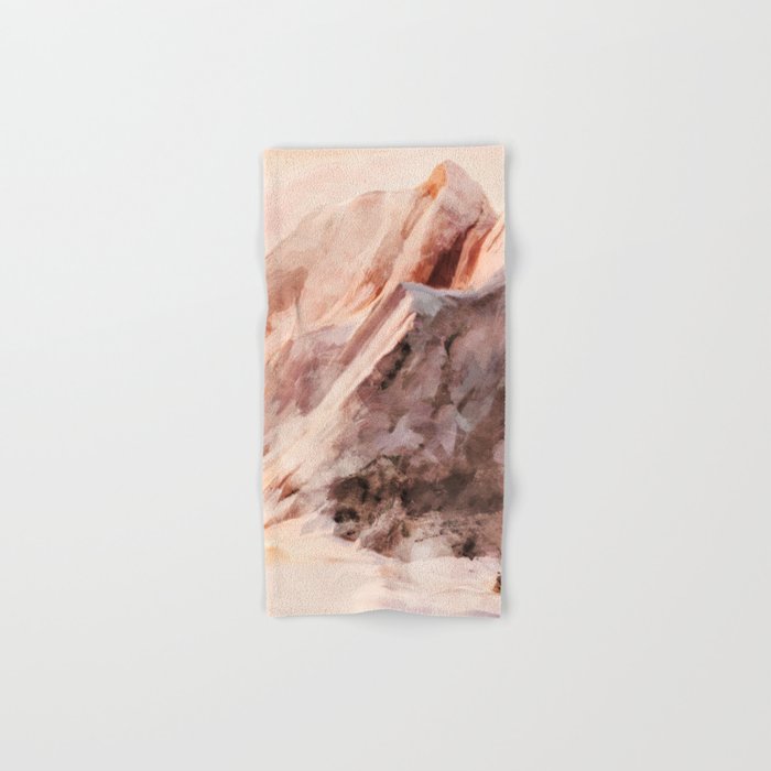 snow mountains landscape Bath Towel Gallery Image 1