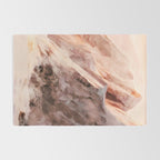snow mountains landscape Rug Gallery Image 2