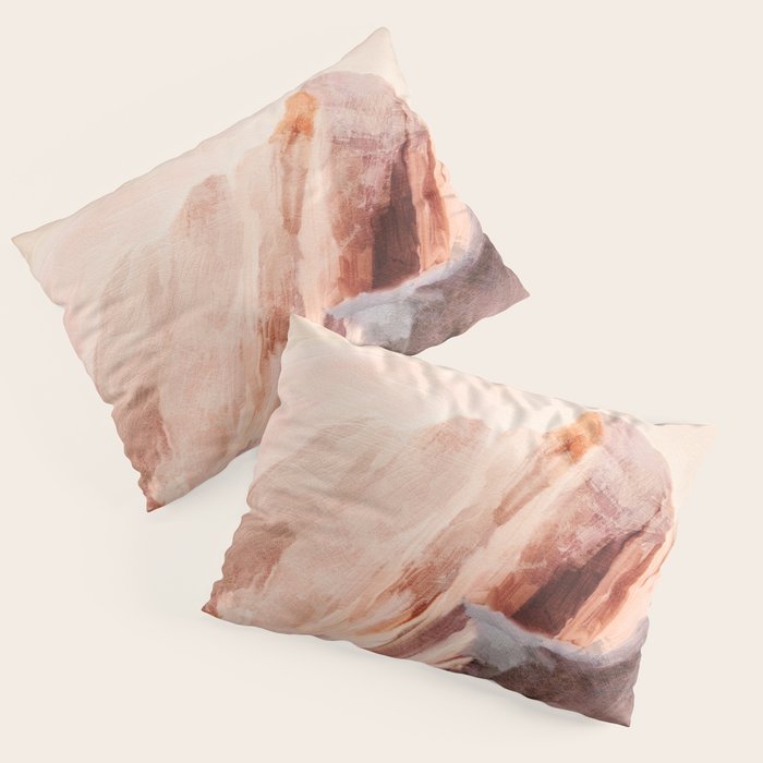 snow mountains landscape Pillow Sham Gallery Image 3