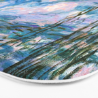 Water Lilies Monet Teal Bath Mat Gallery Image 3