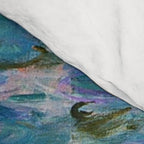 Water Lilies Monet Teal Comforter Gallery Image 4